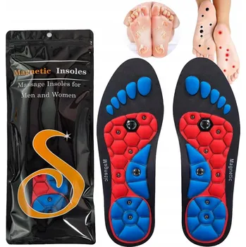 Pracovní oblečení Magnetické vložky do bot akupresurní pro pracovní obuv tlumící nárazy M