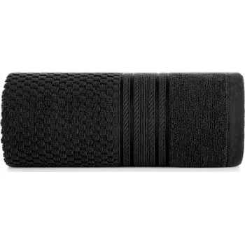 Ručník RUČNÍK MALÝ NA RUCE OBLIČEJ 1 KS DAVOS (12) 30x50 CM ČERNÝ