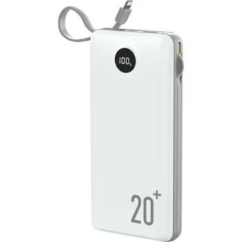 Powerbanka Powerbanka Extremestyle 20000 mAh, bílá