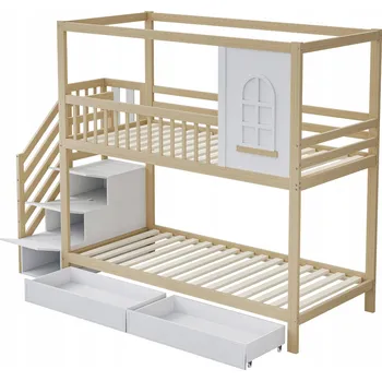 Postel Patrová postel Arhatreya moderní 90 x 200 cm béžová