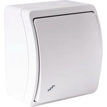 vypínač Schodišťový vypínač klasický Viplast 153-01 bílý