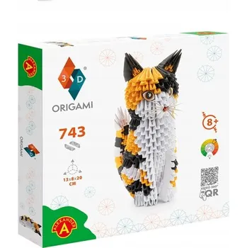kreativní sada 3D Origami Kočka 743 dílků Kreativní Sada Alexander