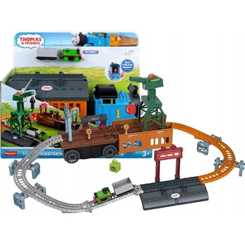 Vláček a vláčkodráha Sada vláčkodráhy s vagónky Fisher-Price Tomáš a jeho přátelé 2v1 3+