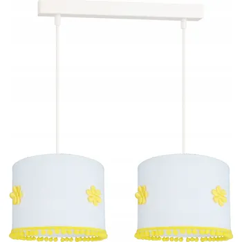 Závěsné stropní svítidlo pro děti, moderní stínidlo s květy, žluté