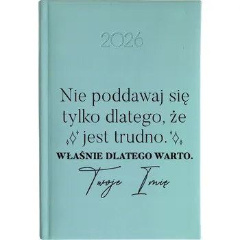 Kalendář Knižkový kalendář 2026 A5 FunnyCase modrý