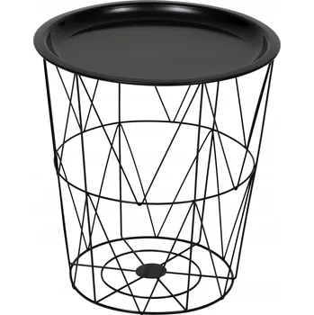 Konferenční stolek Konferenční stolek Atmosphera, konferenční stolek kulatý, 37 x 37 x 40 cm, černý