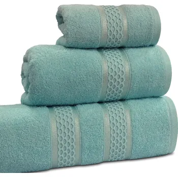 Ručník JAHU Set froté ručníků a osušky Odessa akvamarín 3ks
