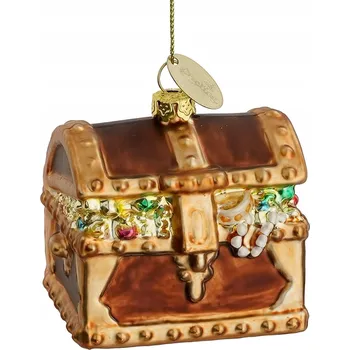 Vánoční dekorace Vánoční Koule - truhla s pokladem, pro piráty
