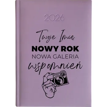 Kalendář Knižní kalendář 2026 A5 FunnyCase fialový