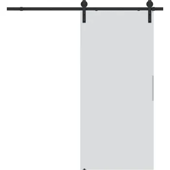 Interiérové dveře Posuvné dveře 70 cm na stěnu ALFA LOFT P 01 Bílé 74 + posuvný systém