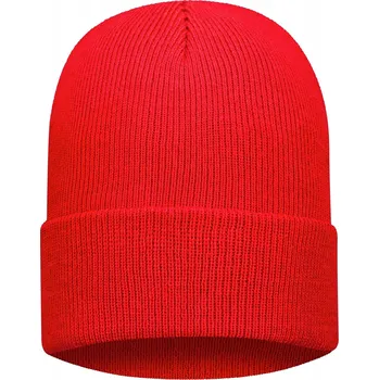 Čepice ZIMNÍ ČEPICE 100% AKRYL, OHYBNÁ, ČERVENÁ