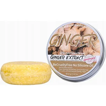 Šampon Mýdlo a šampon s obsahem zázvoru – Vyživující, proti lupům, podporuje přirozený růst vlasů