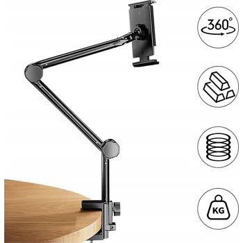 DRŽÁK NA TELEFON A TABLET 360° NA STŮL, NASTAVITELNÝ