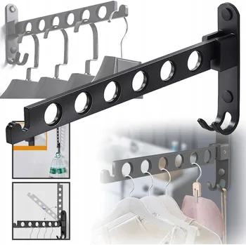 Sušák na prádlo Nástěnný, skládací sušák na prádlo, úspora místa
