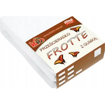 Prostěradlo Froté prostěradlo s gumou 200x220 bílé KARO