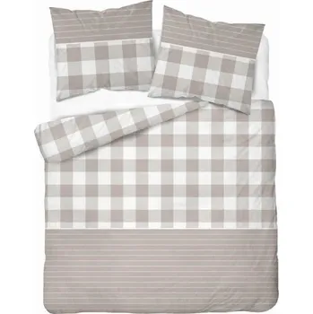 Povlečení POVLEČENÍ BAVLNĚNÝ SATÉN 220x200 HOME SATIN SADA POVLEČENÍ