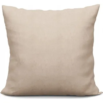 Povlečení POVLEČENÍ NA POLŠTÁŘEK VELUR dekorační JASIEK 40x40 BARVA BÉŽOVÁ - NUDE