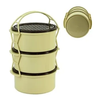 Jídlonosič Jídlonosič plast 3x1,5L KOZÁČEK bílá/barevná