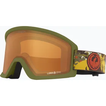 Lyžařské brýle DRAGON DX3 L OTG leafy camo/lumalens amber
