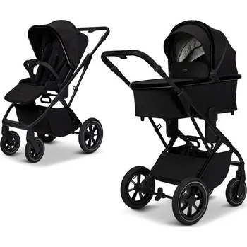 Kočárek Kočárek MOON PIÚ 2025, onyx black - black chrome