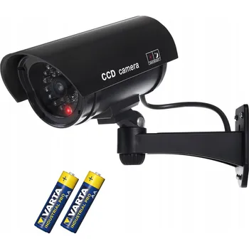 IP kamera Falešná kamera s IR LED diodami, venkovní, den/noc, černá