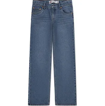 Pánské džíny Dětské rifle Levi's 555 RELAXED STRAIGHT JEANS 9EN695 modrá 95X, vel. 140