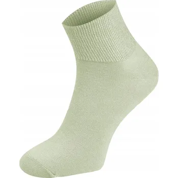 Dámské ponožky Krátké čtvrtinové Ponožky Todo Medical Pressure Free Quarter olivově zelené, 39-42
