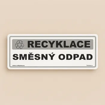 Recyklace Směsný odpad Plast 290 x 100 mm tl. 0.5 mm - Kód: 14117