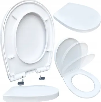 WC sedátko WC sedátko DUO-SANIT, zpomalovací, odnímatelné, antibakteriální, bílé