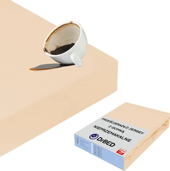 Prostěradlo Prostěradlo s GUMOU 180x200 NEPROMOKAVÉ Voděodolné BÉŽOVÉ POLSKÉ