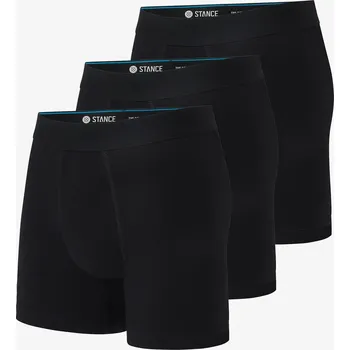 Boxerky Termoaktivní boxerky Stance Boxer Brief 3 Pack - black XL