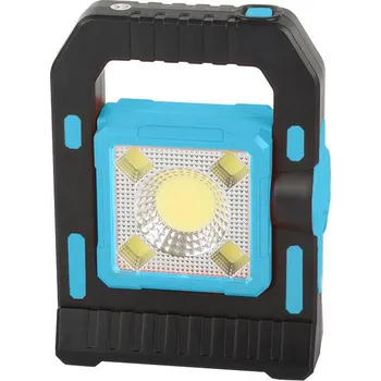 Svítilna dobirkov.cz LED solární svítilna, dobíjecí - modrá, oranžová Barva: Modrá