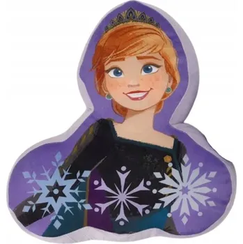 Polštář Polštář tvarovaný 36cm Ledové Království Elsa fialový