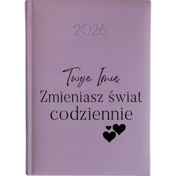 Kalendář Knižní kalendář 2026 A5 FunnyCase fialový