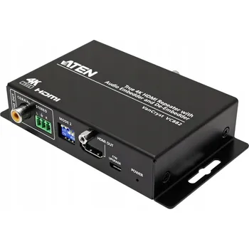 Bezpečnostní kamera Aten VC882 True 4K HDMI Repeater s funkcí vložení a vyjmutí audia