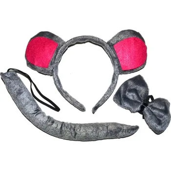 Karnevalová maska wiky Maska set 3 ks - myš 303002