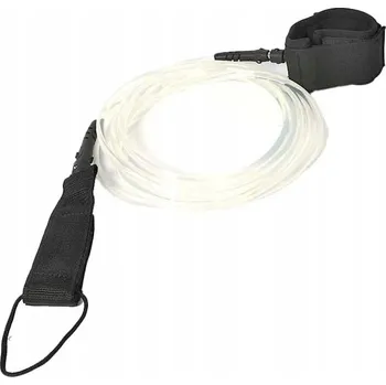 Spirálové poutko na surfové prkno a paddleboard (SUP) 10 palců, průhledné