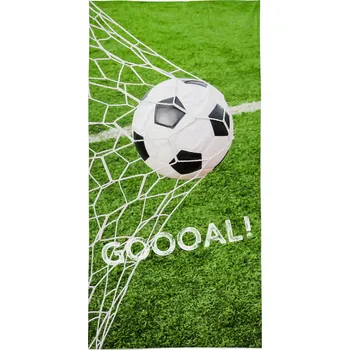 Plážová osuška 70x140 Míč zelená dětská bavlněná