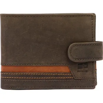 Peněženka Pánská kožená peněženka Nordee HVAL N992L hnědá