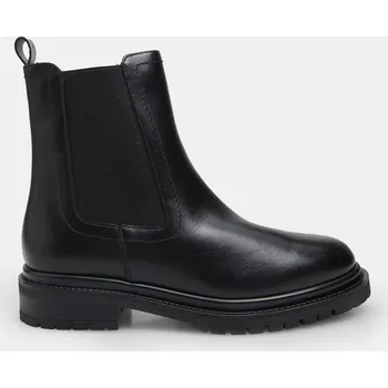 Dámské kozačky Baťa dámské kožené chelsea černé, vel. 40
