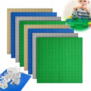 ostatní stavebnice 8 KUSŮ Velká STAVEBNÍ DESKA stavebnice hračka kreativní podložka 32x32