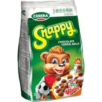 Cerera cereálie snappy chocolate cereal balls 250g