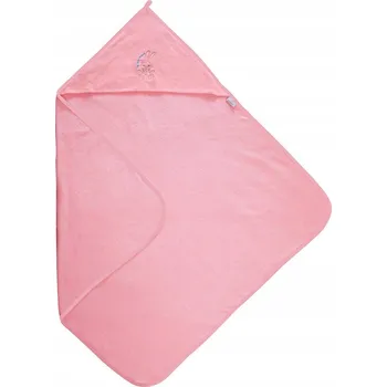 Froté osuška s kapucí BabyMatex růžová
