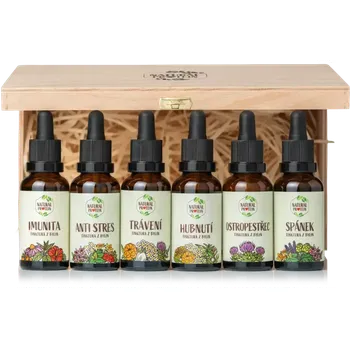Kloubní výživa dřevěný box NaturalProtein Bylinková lékárnička