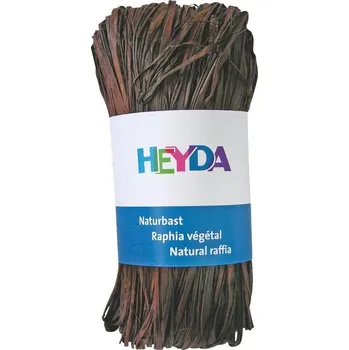 Stuha Provázek přírodní lýko - hnědý