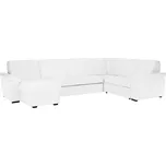 Sedací souprava BITER U ekokůže bílá - LEVÁ - doprava zdarma - SLEVA 3% s kodem radost25