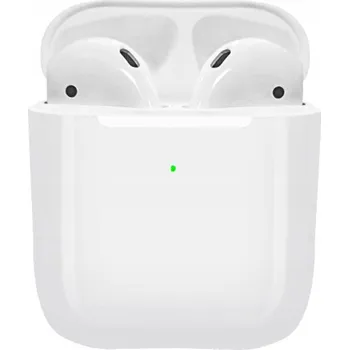 Sluchátka Sluchátka Lewer do kanálů bílá s Bluetooth powerbankou