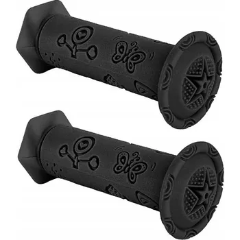 grip Dětské rukojeti řídítek KELLYS KIDDO II v černé barvě