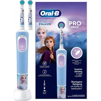 Elektrický zubní kartáček Oral-B Pro Kids 3 Frozen dobíjecí rotační Kartáček pro děti