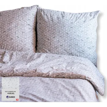 Povlečení Povlečení Bavlněné 160x200 Sada Povlečení na zip JEMNÝ VZOR Polsko